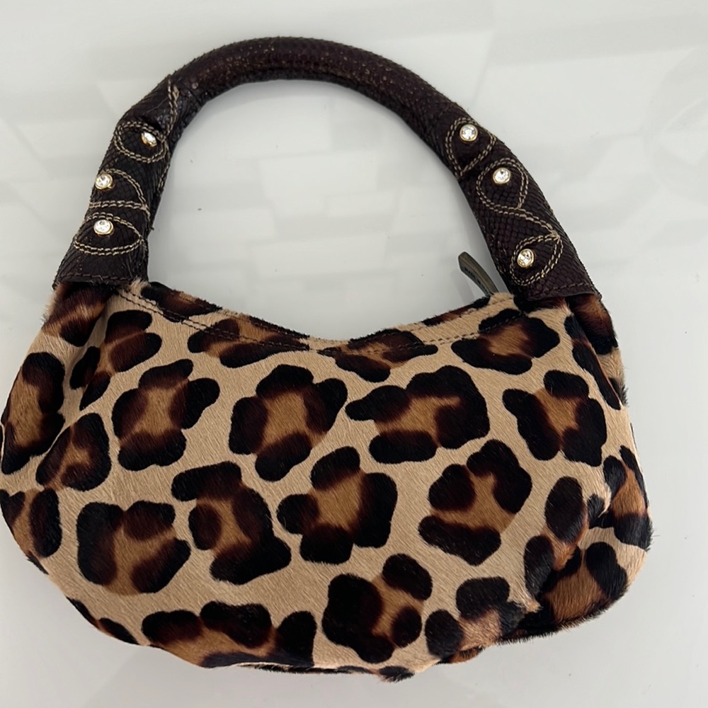 Ghibli Animal Print Handbag. Made in Italy
